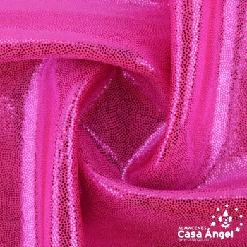 LYCRA FUCSIA CON BRILLO EN MICROPUNTOS 150cm