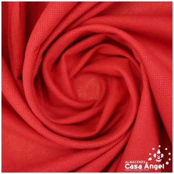 TELA PANAMÁ ROJO DE ALGODÓN 100% PARA BORDADOS 150cm