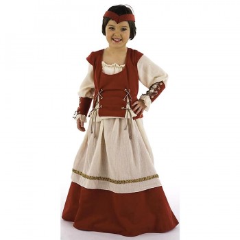 DISFRAZ MEDIEVAL SCARLET INFANTIL