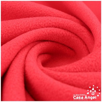 POLAR ROJO LISO EXTRA ANTIPEELING 150cm